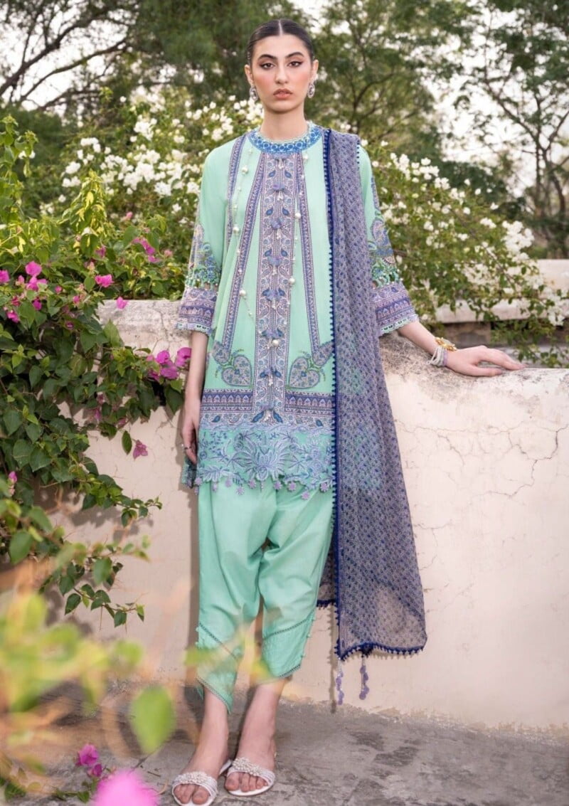 Sana Safinaz Muzlin V02 MV 9 A Lawn Collection