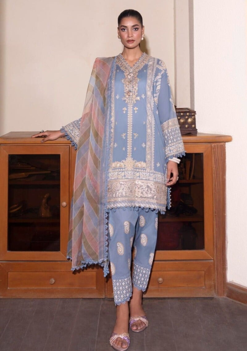 Sana Safinaz Muzlin V02 Mv 10 B Lawn Collection