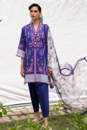 Sana Safinaz Muzlin V02 MV 14 B Lawn Collection