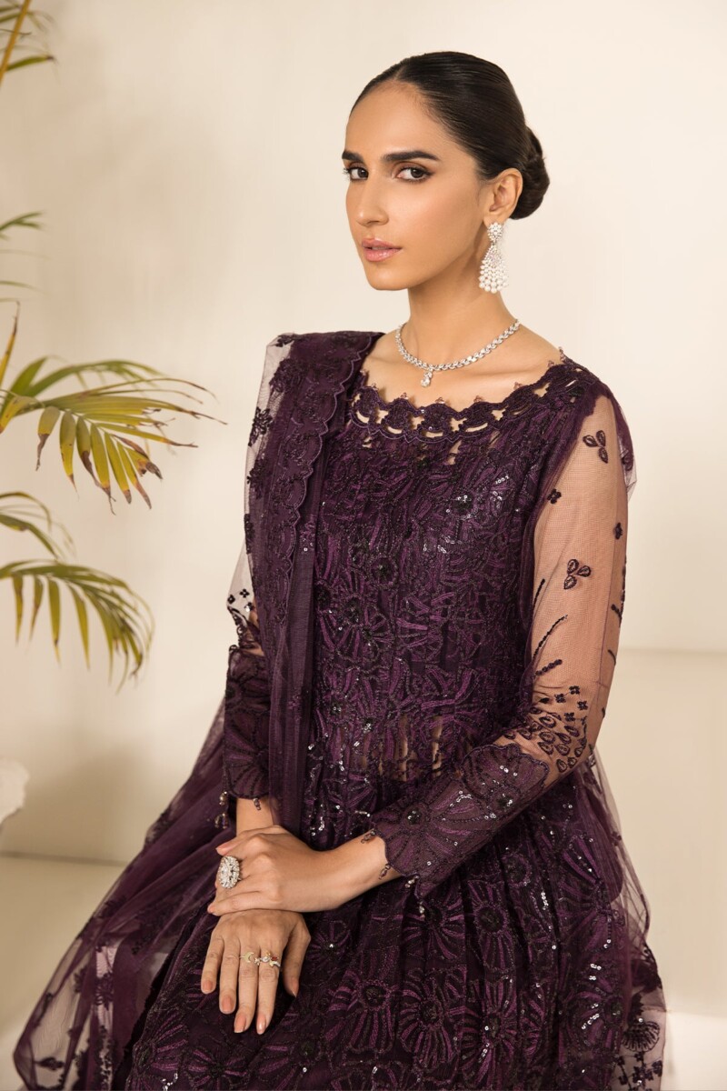 Alizeh Af Ch 2156 Maya Embroidered Chiffon