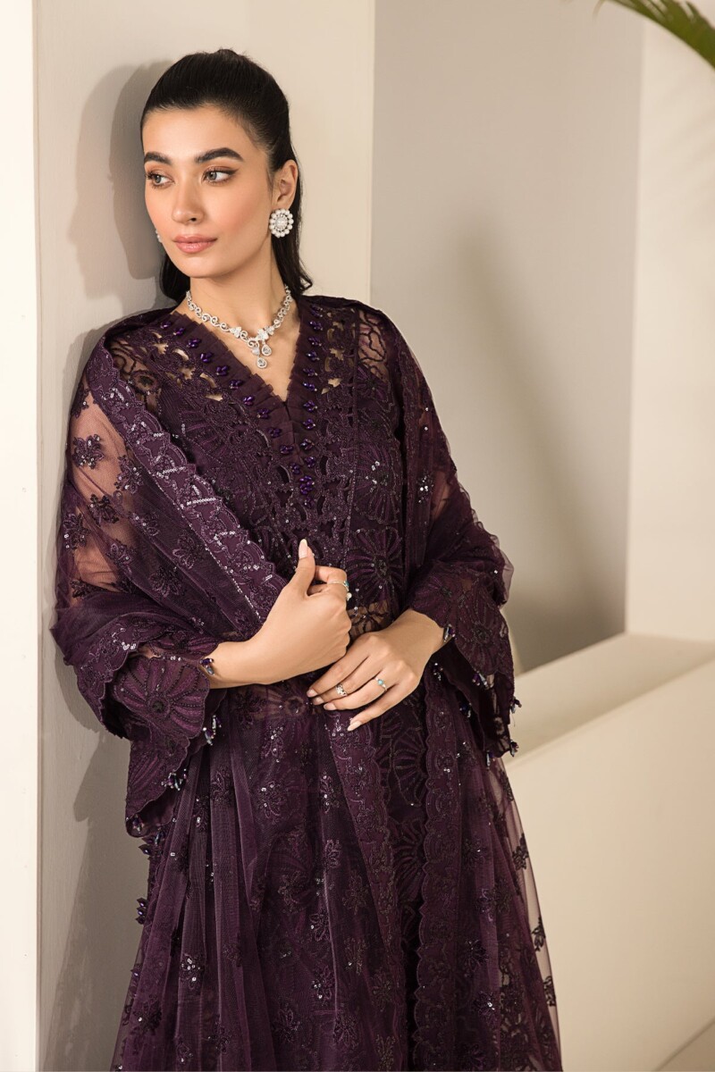 Alizeh Af Ch 2156 Maya Embroidered Chiffon