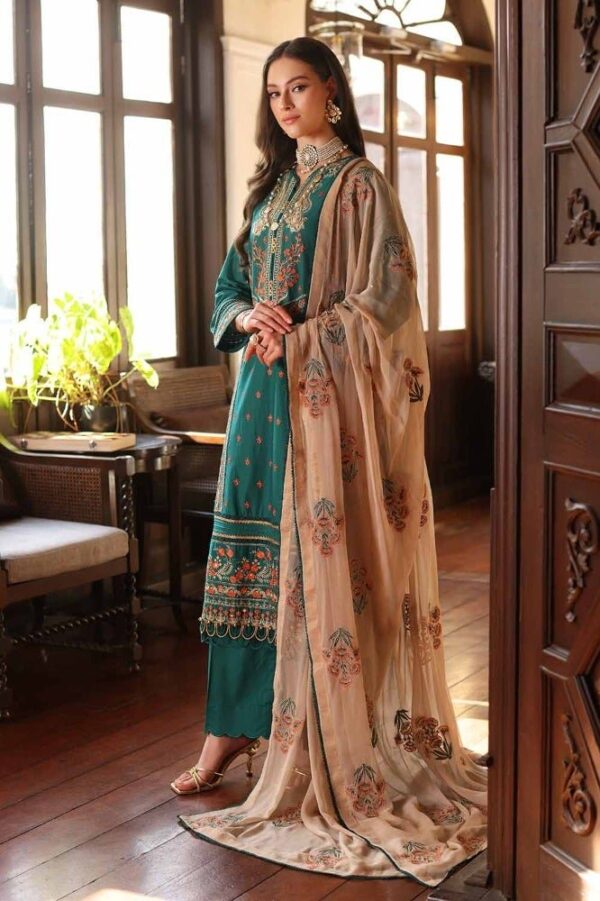 Gul Ahmed Pm-42009 Premium Embroidered Lawn Collection 2024