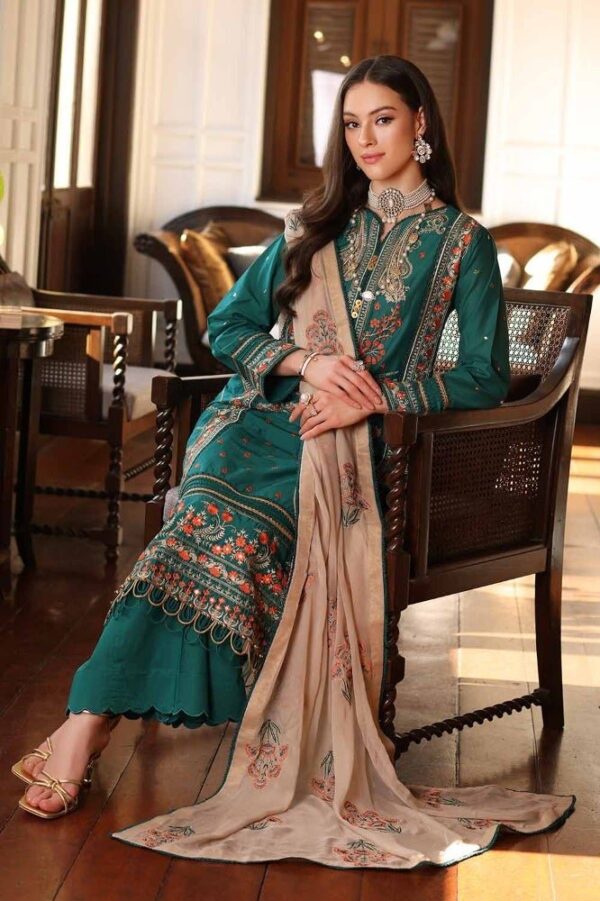 Gul Ahmed Pm-42009 Premium Embroidered Lawn Collection 2024