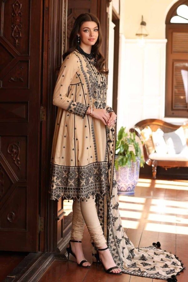 Gul Ahmed Pm-42010 Premium Embroidered Lawn Collection 2024