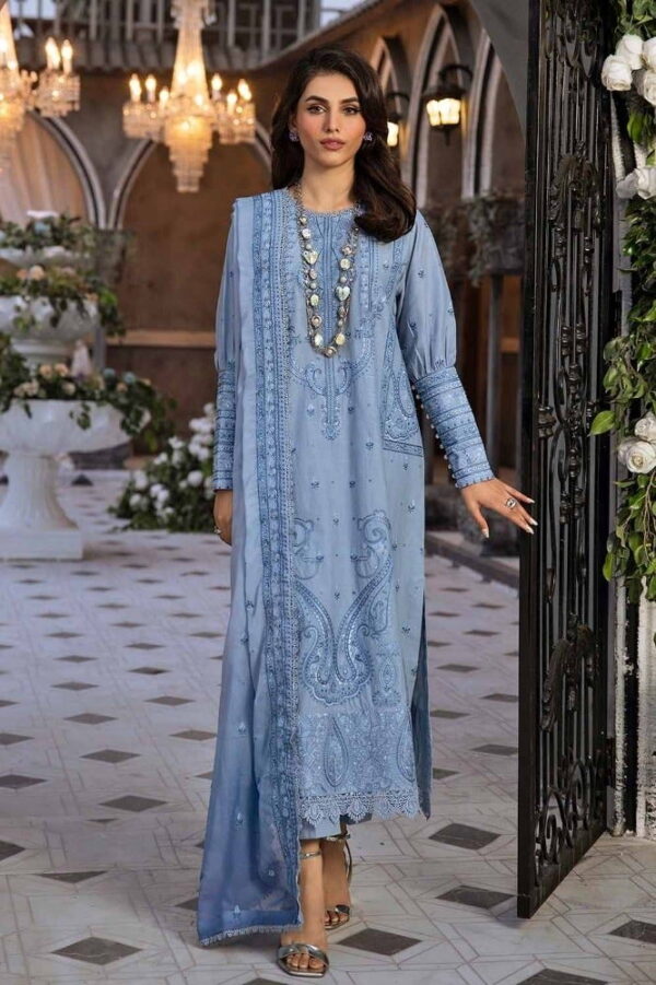 Gul Ahmed Pm-42027 Premium Embroidered Lawn Collection 2024