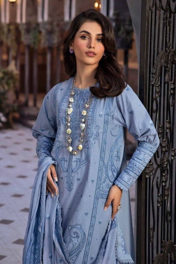 Gul Ahmed Pm-42027 Premium Embroidered Lawn Collection 2024