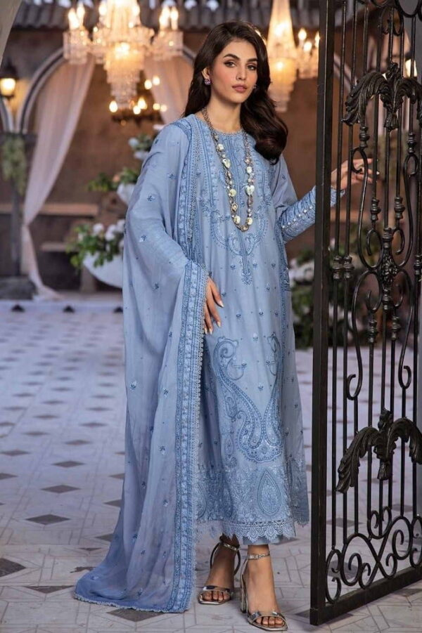 Gul Ahmed Pm-42027 Premium Embroidered Lawn Collection 2024