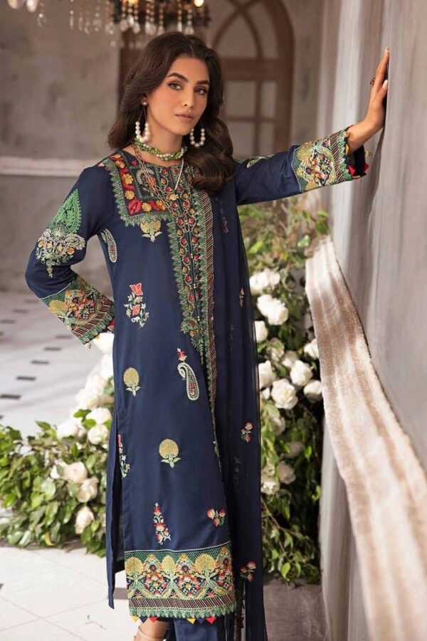 Gul Ahmed Pm-42028 Premium Embroidered Lawn Collection 2024