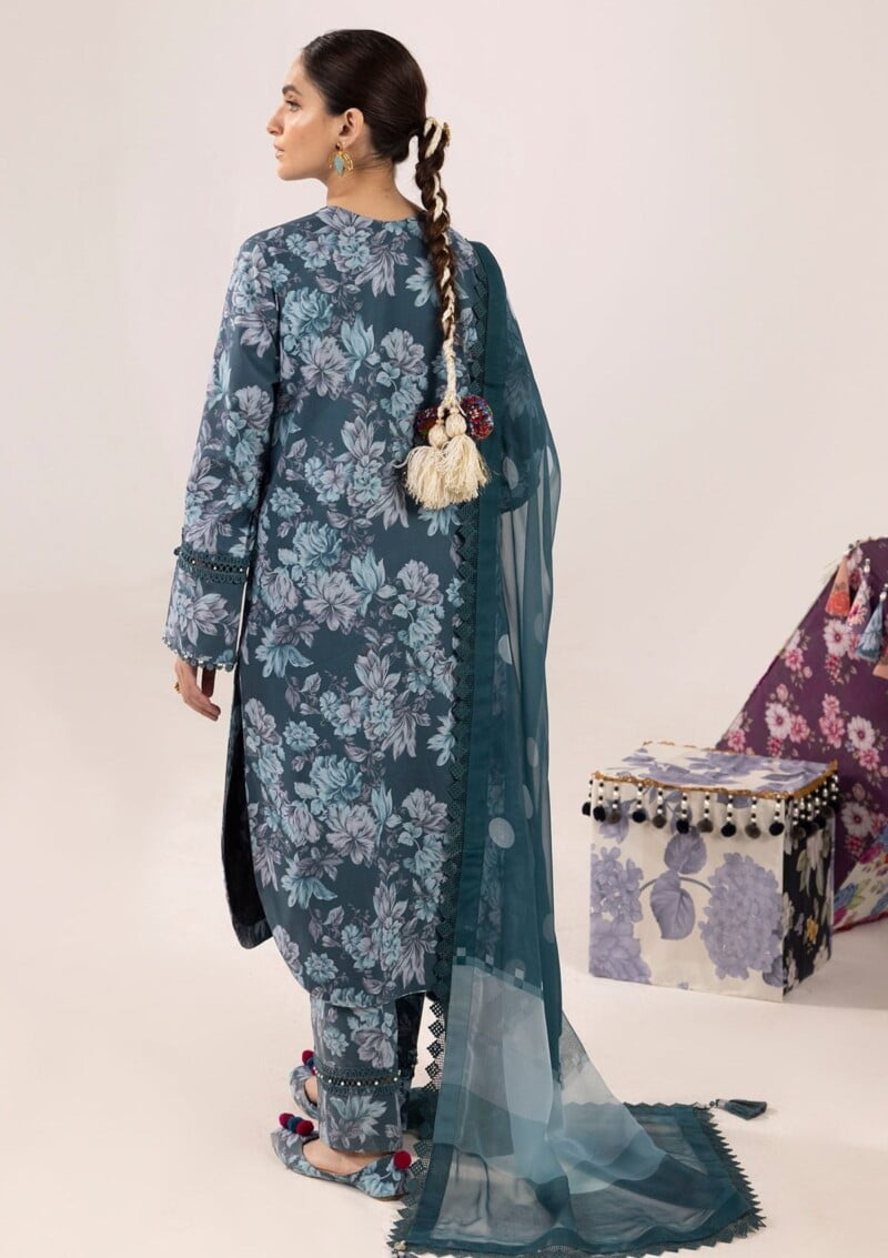 Alizeh Als24 07 Sea Mist Sheen Lawn Collection