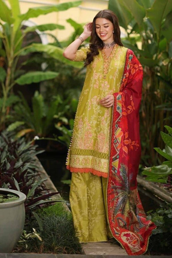 Gul Ahmed Ssm-32016 Premium Embroidered Lawn Collection 2024