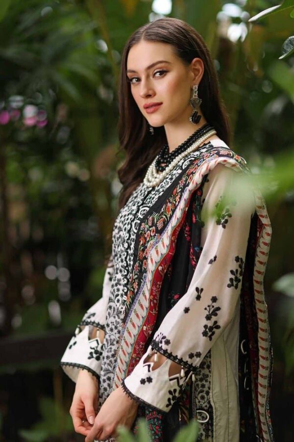 Gul Ahmed Ssm-42007 Premium Embroidered Lawn Collection 2024