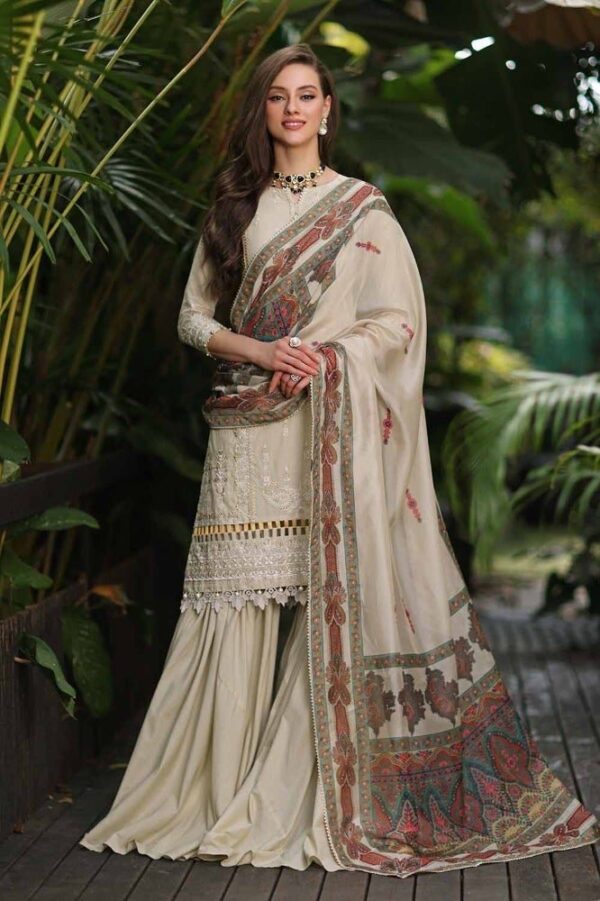 Gul Ahmed Ssm-42011 Premium Embroidered Lawn Collection 2024