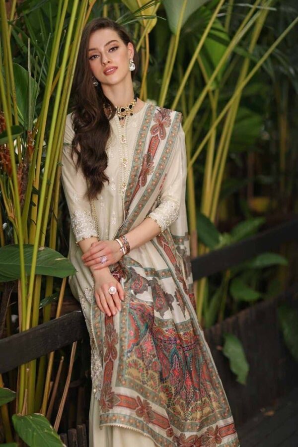 Gul Ahmed Ssm-42011 Premium Embroidered Lawn Collection 2024