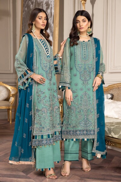 Alizeh Af Ch 2123 Zeb Embroidered Chiffon