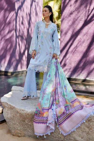 Farah Talib Aziz Callista Wedgewood Fta 06 Suay Luxury Unstitched ' Lawn Collection