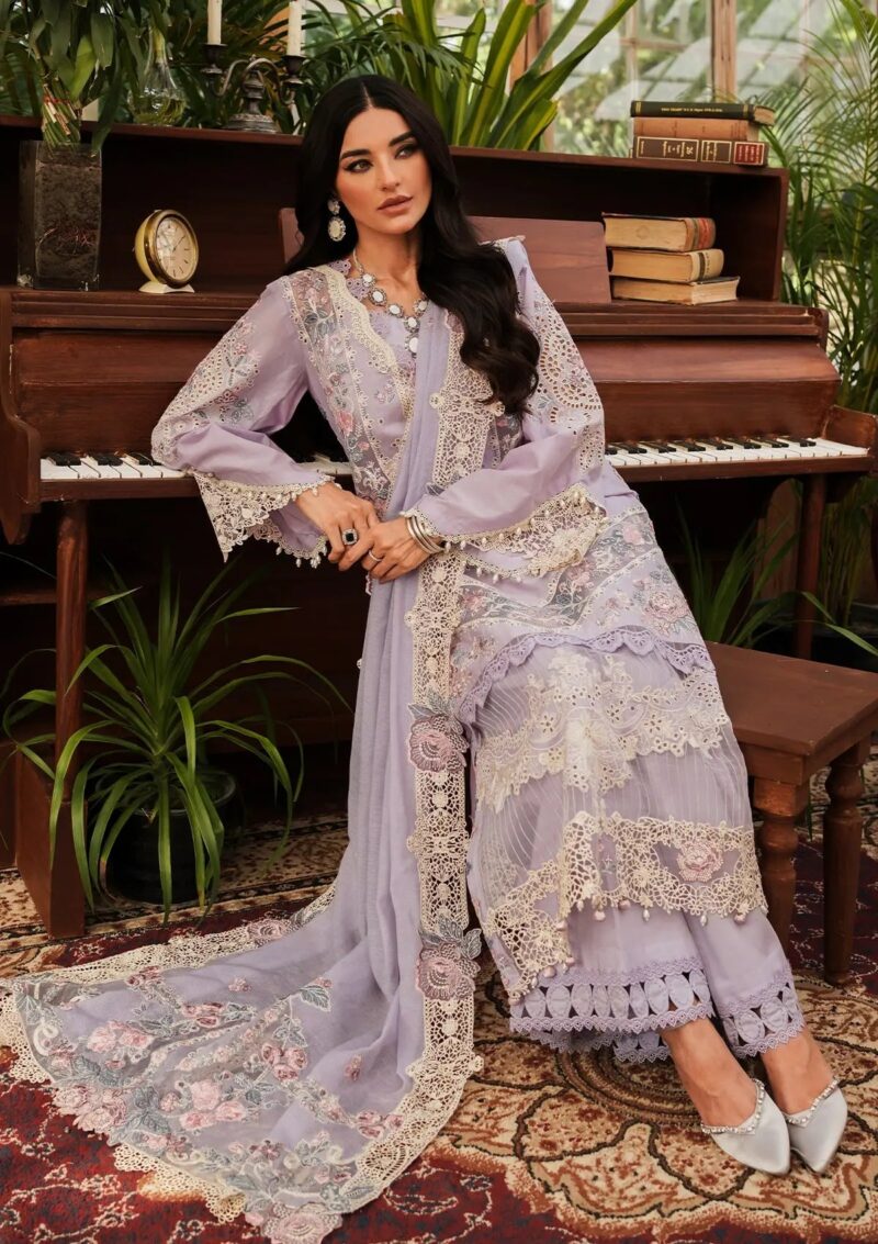 Kahf Premium Kle 1b Lilac Luxury Luxury Lawn Collection