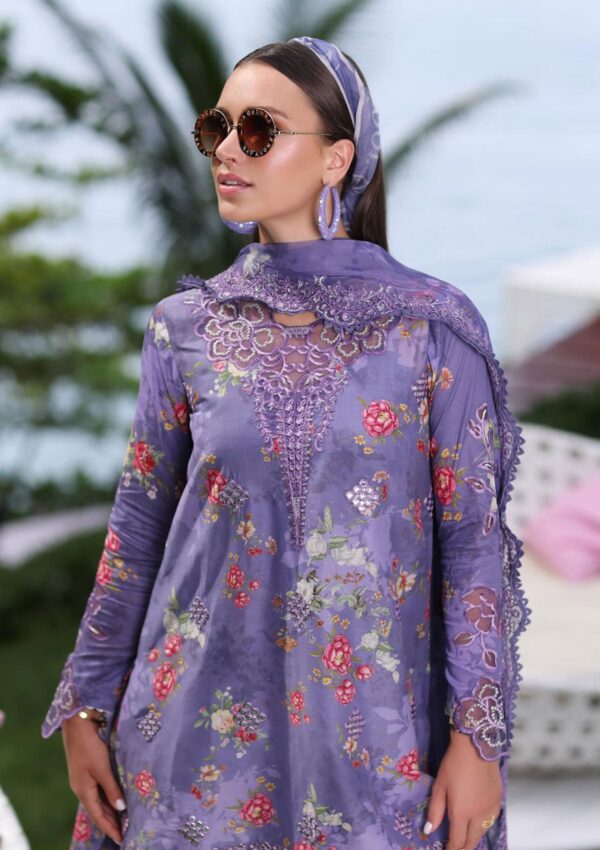 Noor By Saadia Asad Nsl24 4 B Luxe Printkari Lawn Collection