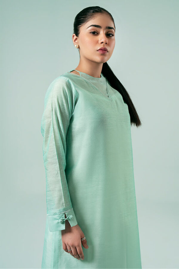 Fozia Khalid Dark Mint Delight Basics Vol 3 Pret Collection