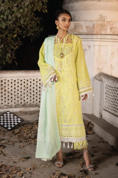 Faiza Faisal Fm24 12 Derya Maya Lawn Collection