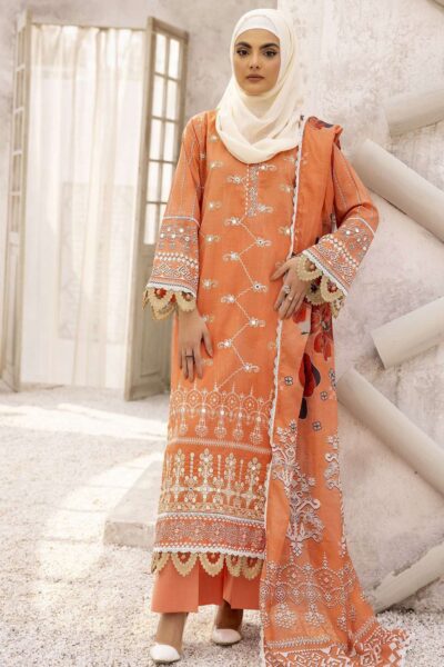 Sapphire Dgs24 03 Dua Gul E Zarki Lawn Collection 2024