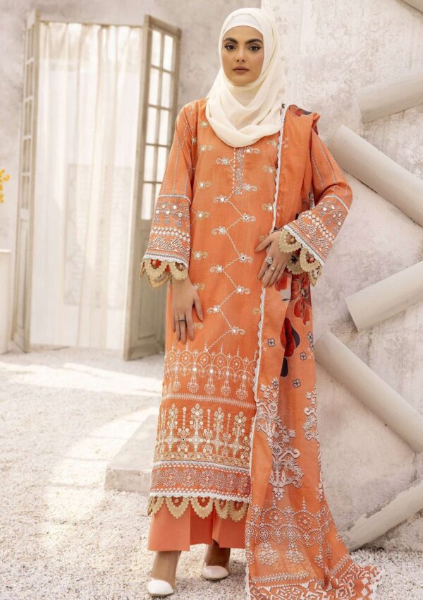 Sapphire Dgs24 03 Dua Gul E Zarki Lawn Collection 2024