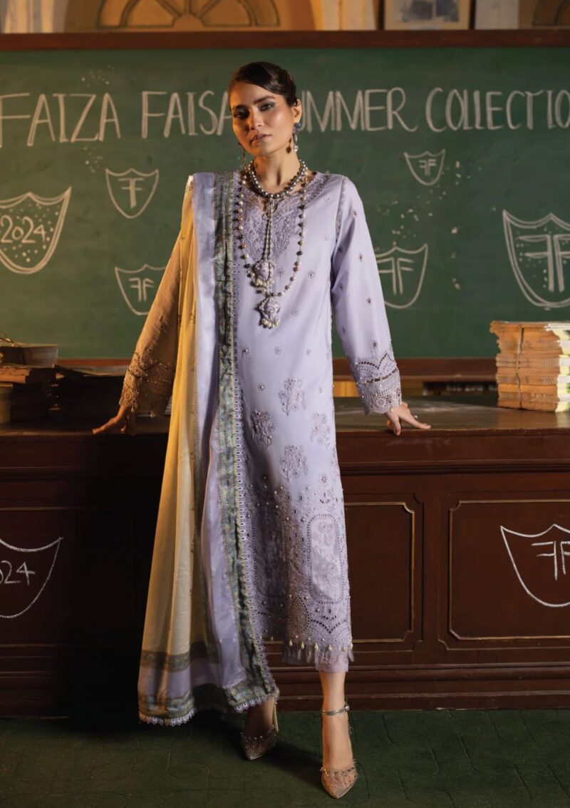 Faiza Faisal Fm24 10 Nazali Maya Lawn Collection