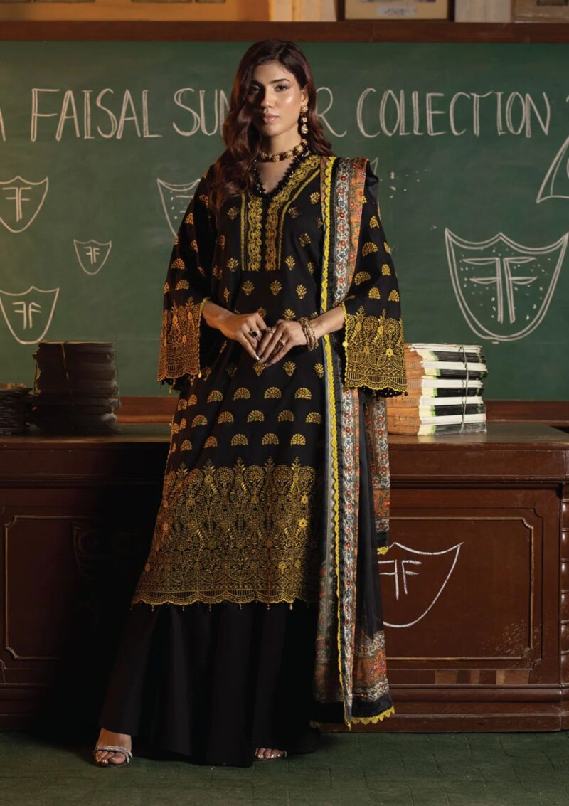 Faiza Faisal Fm24 03 Clara Maya Lawn Collection