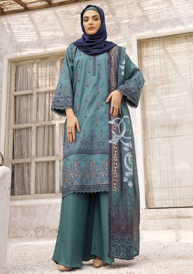 Sapphire Dgs24 01 Dua Gul E Zarki Lawn Collection 2024