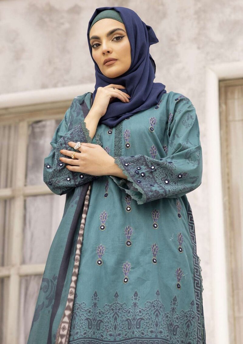 Sapphire Dgs24 01 Dua Gul E Zarki Lawn Collection 2024