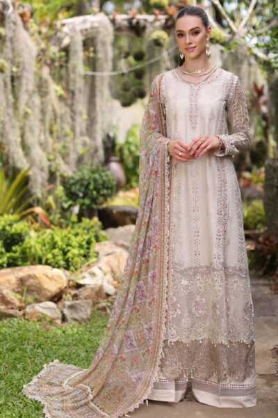 Noor By Saadia Asad Nsc24 3 B Luxe Chikankari Lawn Collection