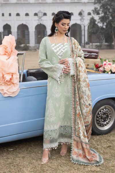 Faiza Faisal Fm24 09 Elena Maya Lawn Collection