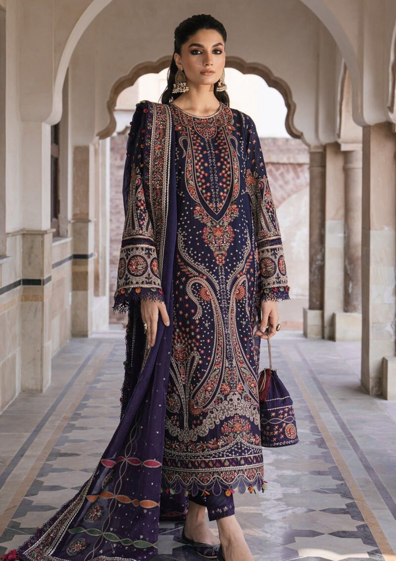 Jazmin Sll24 09 Shahkaar Lawn Collection