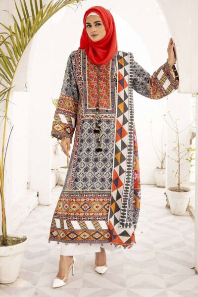 Motiya Dua Mlf24 08 Lawn Collection