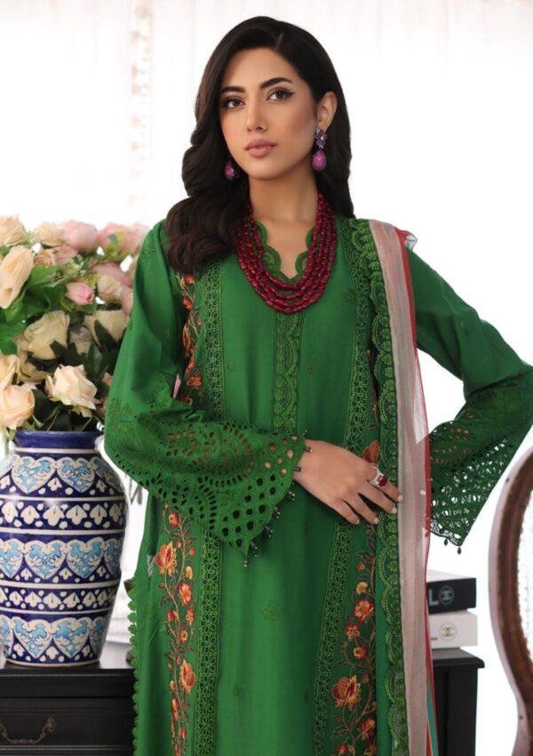 Charizma Ct24 01 Tabeer Schiffli Lawn Collection