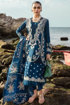 Saira Shakira D 1b Lolita Lapis Crimson Luxury Lawn Collection