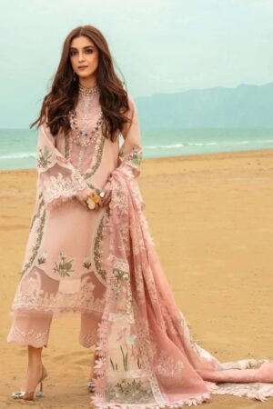 Saira Shakira D 6b Winds Of Eden Rose Crimson Luxury Lawn Collection