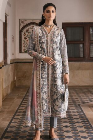 Jazmin Sll24 03 Shahkaar Lawn Collection