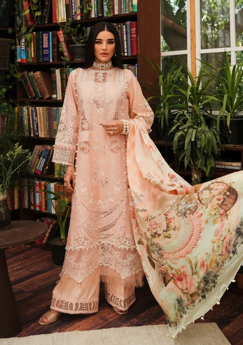 Kahf Premium Kle 3a Flamingo Luxury Luxury Lawn Collection