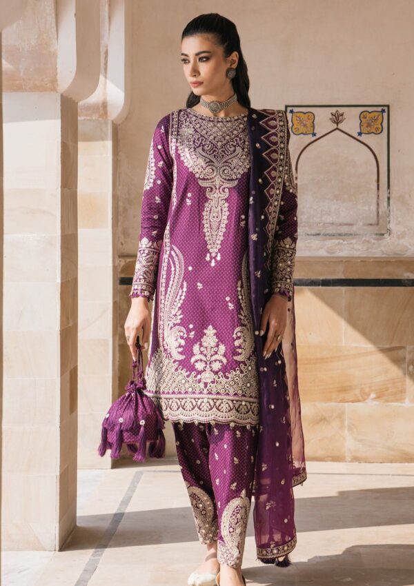 Jazmin Sll24 06 Shahkaar Lawn Collection 24