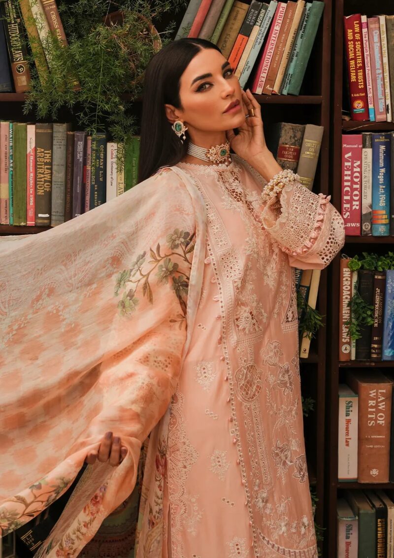 Kahf Premium Kle 3a Flamingo Luxury Luxury Lawn Collection