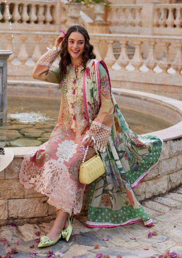 Mushq Msl 2413 Venice Verve Te Amo Luxury Lawn Collection