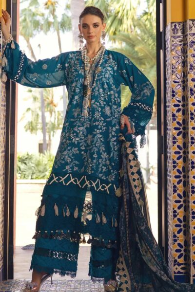 Annus Abrar D 05 Riba Neroli Lawn Collection