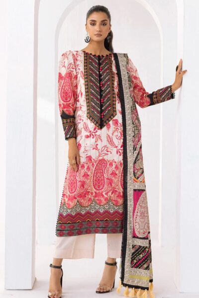 Ellena Eas L3 1 17 Social Digital Printed Lawn Collection