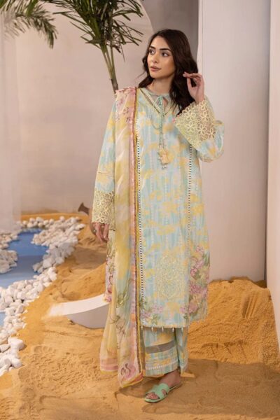 Ellena Eas L3 9 3 Summer Embroidered Lawn Collection