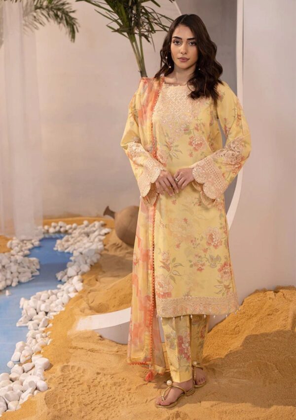 Ellena Eas L3 9 4 Summer Embroidered Lawn Collection 24