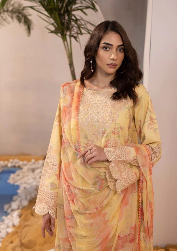 Ellena Eas L3 9 4 Summer Embroidered Lawn Collection 24