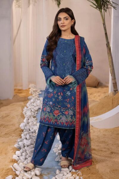 Ellena Eas L3 9 6 Summer Embroidered Lawn Collection