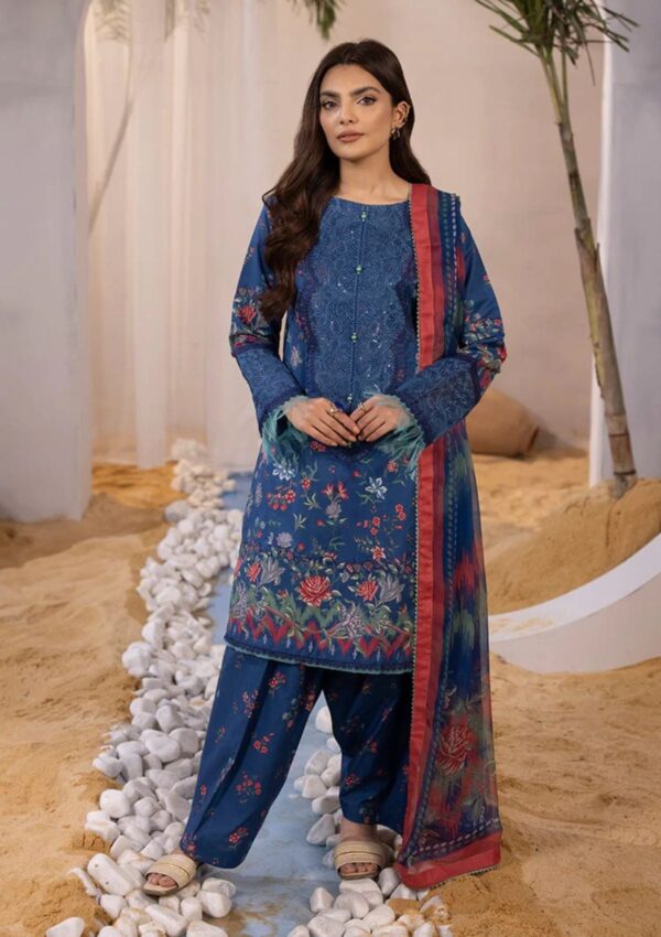 Ellena Eas L3 9 6 Summer Embroidered Lawn Collection 24