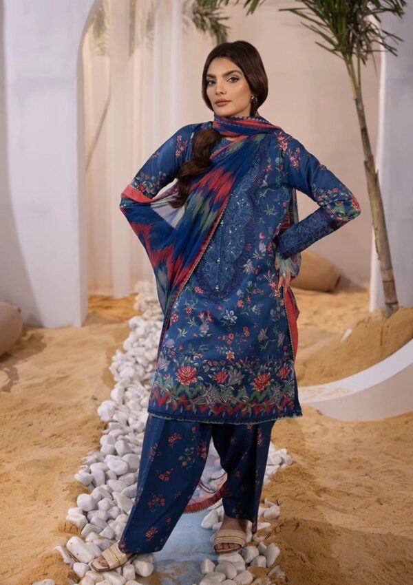 Ellena Eas L3 9 6 Summer Embroidered Lawn Collection 24