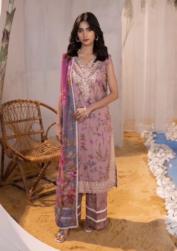 Ellena Eas L3 9 7 Summer Embroidered Lawn Collection 24